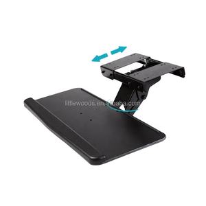 Mobilier de <span class=keywords><strong>bureau</strong></span> ergonomique <span class=keywords><strong>Plateau</strong></span> de clavier d'ordinateur en acier avec réglage en hauteur et <span class=keywords><strong>pivotant</strong></span> à <span class=keywords><strong>360</strong></span> degrés sous le <span class=keywords><strong>plateau</strong></span> de clavier de <span class=keywords><strong>bureau</strong></span> - Product Image 3