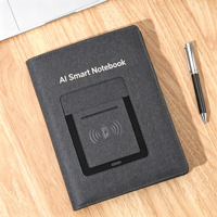 Carnet intelligent AI éco-responsable pour entreprise avec technologie de transcription OCR pour le travail professionnel, logo personnalisable