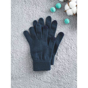 Knite ถุงมือผ้าฝ้ายแฟชั่นขั้นพื้นฐานถุงมือถักสำหรับขี่จักรยานฉากสบายๆและกลางแจ้ง Naby - Product Image 1