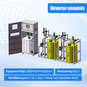 Système de dosage de dioxyde de chlore 32L/H, équipement d'injection automatique de produits chimiques pour la désinfection de l'eau - Product Image 6