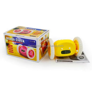 Réveil sonore sur roulettes pour les gros dormeurs, réveil amusant et unique, cadeau pour adultes, adolescents et enfants - Product Image 6