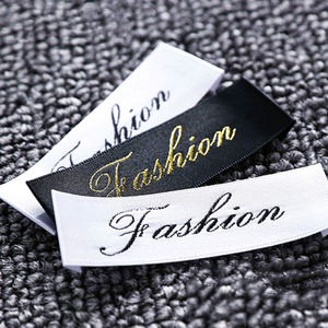 Custom Designer Brand Name Fabric <strong>Maker</strong> Printed Woven <strong>Labels</strong> Silicon Print Glitter Baby <strong>Clothes</strong> Backing Iron Private <strong>Label</strong> - Product Image 6