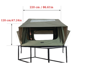 Tente de toit souple 4 saisons à installation rapide, imperméable et coupe-vent pour <span class=keywords><strong>camping</strong></span> en plein air - Product Image 3