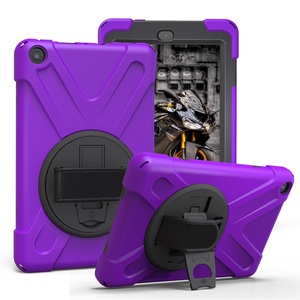 เคสซิลิโคนกันกระแทกแบบแข็งแรงทนทานสำหรับแท็บเล็ต Kindle <span class=keywords><strong>Fire</strong></span> HD 8 รุ่น<span class=keywords><strong>ปี</strong></span> <span class=keywords><strong>2017</strong></span> 2018 - Product Image 1