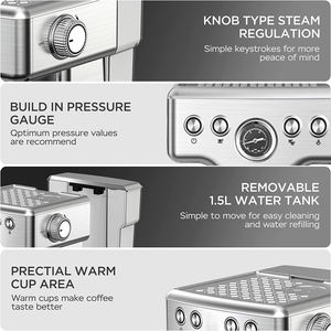 PANCERK Fabricantes de Máquinas de Café, Equipos para Máquinas de Espresso, Cafetera Espresso para Hogar, Oficina, Restaurante, Cafetería - Product Image 5