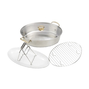 बहु समारोह के साथ ओवल मछली स्टीमर पॉट रैक सिरेमिक पैन चक स्टीमर शिकारी अंडा गश्त मछली उबलते सूप - Product Image 1