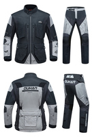 Pakaian Hiking Musim Dingin Pria Baru, Setelan Motor Anti Air, Jaket Balap Motocross Anti Jatuh dengan Pelindung