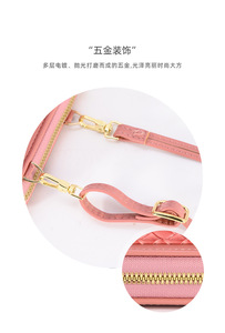 Borsa a tracolla semplice moda da donna con catena in pelle sintetica borsa piccola borsa cosmetica per donna portafoglio quotidiano femminile - Product Image 5