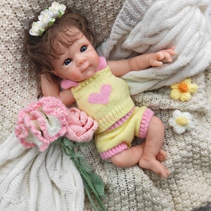 Muñeca Bebé <span class=keywords><strong>Reborn</strong></span> de Silicona de 30 cm, Muñeca Bettie Realista, Piel Suave al Tacto, Cabello Injertado a Mano, Muñecas <span class=keywords><strong>Reborn</strong></span> - Product Image 2