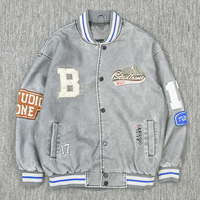 Veste de baseball premium en chenille personnalisable pour homme, style hip-hop, hiver, DCY