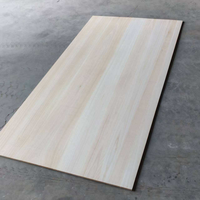 Vente en gros de planches de peuplier collées sur le bords, blanchies, de 6 mm, 9 mm et 12 mm, planches en bois massif pour meubles