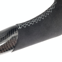 Volant en fibre de carbone véritable pour Volkswagen MK6, pièces intérieures personnalisées pour voiture, excellent rapport qualité-prix