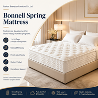 Matelas de lit à ressorts de qualité supérieure avec support à ressorts Bonnell, solution de sommeil confortable pour les marchés de meubles de maison en gros