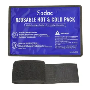 Reusable Hot Cold Compress Therapy Ice Pack Hot And Cold Gel Ice Pack Wrap For Body Care Injuries Pain Relief Physical Therapy