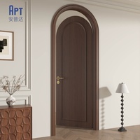 Porte intérieure en bois à double battant, sur mesure, peinte en blanc, fabrication directe d'usine, pour maison moderne, appartement, villa