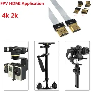 Оптовая продажа, дропшиппинг, ультра гибкий плоский тонкий HDtv 4K 2K кабель FPC кабель для FPV HDTV Мультикоптер аэрофотосъемки