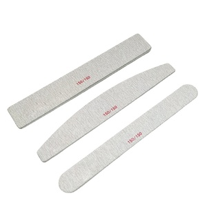 Lima de uñas de metal de espuma de media luna impresa personalizada lima de uñas <span class=keywords><strong>Jumbo</strong></span> 100/180 - Product Image 1