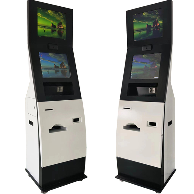 Multifunctional Hotel Shop Hospital Cash Payment Touch Screen Kiosk and Photo Printing Self-service Kiosk Manufacturer