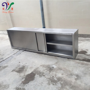 Customized <strong>Free</strong> <strong>Standing</strong> Commercial Grade Stainless Steel Wall <strong>Cabinet</strong> with Space-Saving Sliding Doors - Product Image 6