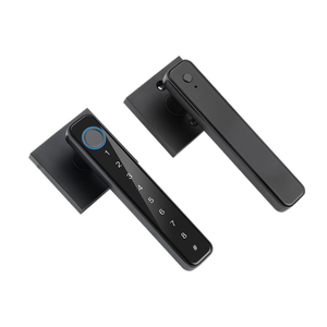 होम होटल कार्यालय अपार्टमेंट स्मार्ट फिंगरप्रिंट लॉक के लिए हैंडल के साथ कीपैड ग्लास दरवाजा नॉब - Product Image 1