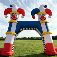 Arche publicitaire gonflable en tissu Oxford facile à installer, arches géantes gonflables, arche d'entrée légère pour événements et fêtes