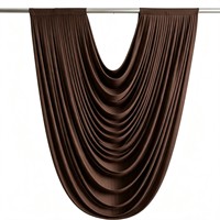 Rideau de fond de scène pour mariage, rideau d'arche de scène, tissu de base pour décoration de banquet de mariage, draperie ondulée de scène