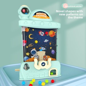 Nouvel espace éducation précoce jouet de bureau en plastique fusée balle attraper Machine enfants perle attraper jeu Machine idée cadeau - Product Image 3