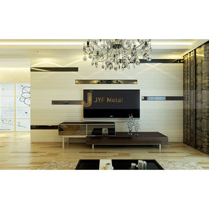 แถบกระเบื้องตกแต่งรูปตัว Q ทำจากสเตนเลสสำหรับตกแต่งผนังฟรี J408 - Product Image 2