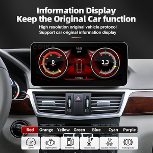 Reproductor de DVD para coche <span class=keywords><strong>Android</strong></span> de 12,3 pulgadas para Mercedes W212 E200 E230 E260 2009-2018 HD 1920720 WIFI SIM sistema GPS automático Radio Carplay - Product Image 6
