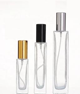 Bouteille en verre de parfum rectangulaire bouteille de parfum en verre carré avec bouchon noir argenté doré 30ml 50ml 100ml <span class=keywords><strong>XF</strong></span>-3 - Product Image 6