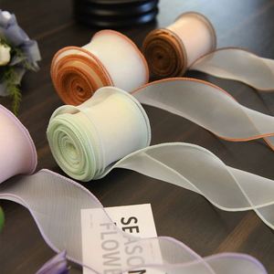 Cintas de Poliéster Coloridas con Diseño de Sirena para Ramos de Cumpleaños, Halloween, Accesorios para Eventos Deportivos y Regalos - Product Image 2