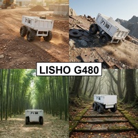 Robot de transport électrique 4x4 pour charges de 500 kg avec fonction Follow Me et conduite autonome disponible