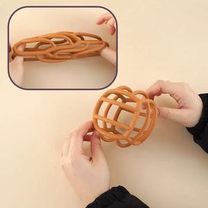 Jouet de dentition en silicone sans BPA pour nouveau-nés et enfants, balle à mâcher sûre, cadeau pour bébé, qualité alimentaire, personnalisable, en promotion - Product Image 4