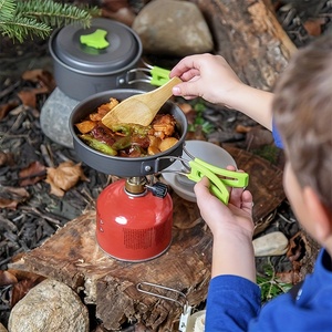 <span class=keywords><strong>Set</strong></span> da Cucina Portatile per Campeggio con Pentola, Stoviglie e Borsa Portaoggetti per Escursionismo, Backpacking e Viaggi all'Aperto - Product Image 4