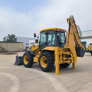 Fabricante TDER mini cargadora de ruedas delanteras Diesel 4x4 2,5 Ton retroexcavadora para la venta - Product Image 2