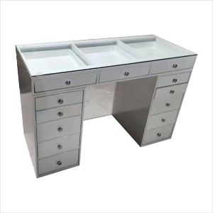 โต๊ะทำเล็บสไตล์ฝรั่งเศสคลาสสิก,โต๊ะทำเล็บสีขาวตักแผนกต้อนรับส่วนหน้าเล็บใช้5ปี<span class=keywords><strong>2022</strong></span> - Product Image 1