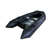 10ft tendre CE bateau de pêche gonflable dériveur Hypalon PVC ponton bateau pour l'aviron