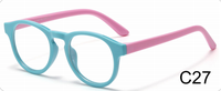 Gafas Ópticas de Alta Calidad para Niños, Montura de TPEE Única, Diseño Retro Personalizado, Monturas de Gafas Redondas