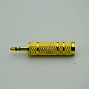 Convertidor de audio de 3,5 mm macho a 6,5 mm hembra, adaptador estéreo de metal chapado en oro para dispositivos de audio - Product Image 3