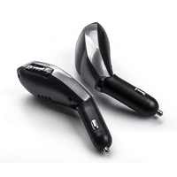 Chargeur de voiture à double port USB Émetteur FM sans fil mains libres Récepteur radio Portable Stéréo Audio Format MP3 pour tous les Smartphones