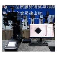 Durómetro Vickers con Pantalla Digital Grande, Estándar Ejecutivo ISO 6507, ASTM E92, con Sistema de Medición de Dureza Knoop