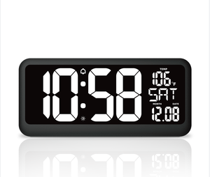 Reloj <span class=keywords><strong>Despertador</strong></span> Grande <span class=keywords><strong>Digital</strong></span> con Pantalla de Temperatura para Gimnasio, Termómetro, Función de Repetición, Calendario, Reloj <span class=keywords><strong>Despertador</strong></span> Inteligente para Escritorio, Mesa o Pared, Disponible en Línea - Product Image 2
