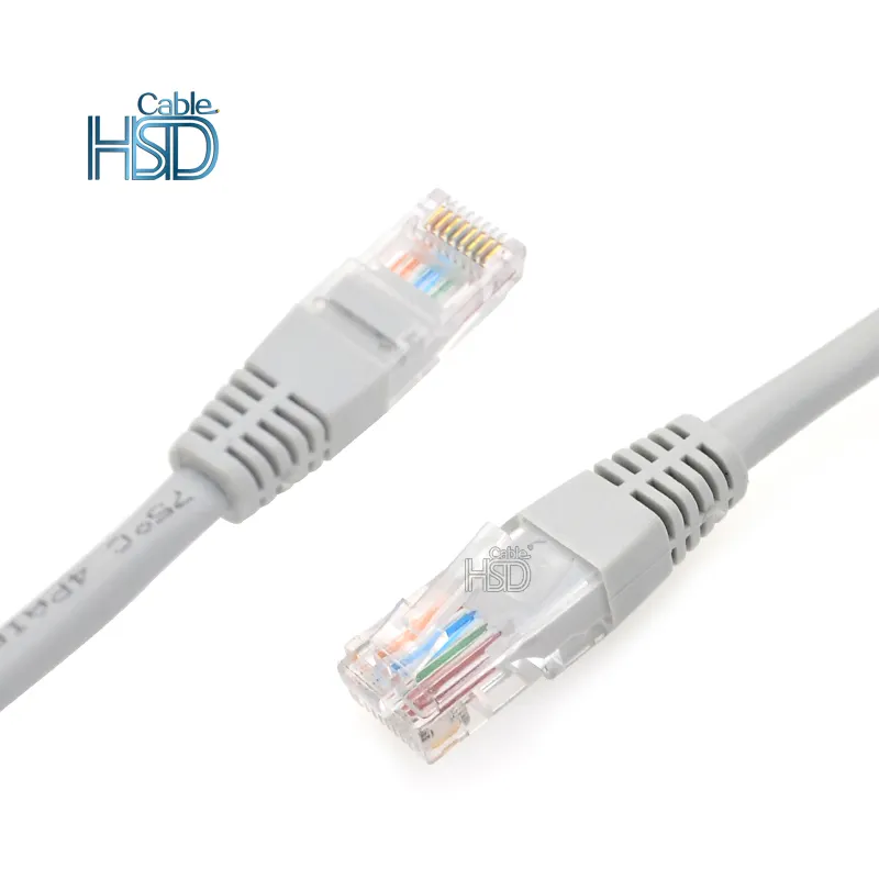 Mất mát thấp Cat6 UTP 0.3m 1ft RJ45 24AWG 7*0.18mm 7*0.2mm 4 cặp Ethernet vá dây cáp panduit CAT6 STP cáp
