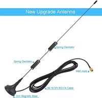 Antenne magnétique Omni RG174 câble aimant fort montage sur base 2db 3dbi ts9 tnc sma mâle broche GSM 2G 3G 4G LTE Antenne