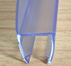 GUIDA 716064 Weather Stripping Flexible Clear Aluminum Shower Room Plastic Door Bottom/Corner <strong>Seal</strong> <strong>Brush</strong> Adhesive Sealing <strong>Strip</strong> - Product Image 3