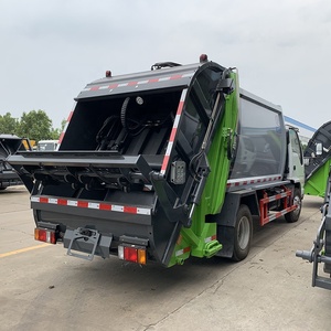 Camion à ordures compacté 4x2 <span class=keywords><strong>6m3</strong></span> Camion de collecte des déchets Dimensions avec châssis japonais - Product Image 6