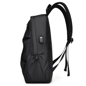 Sac à dos étanche pour ordinateur portable, pour hommes, avec Port de chargement USB, antivol, sac de voyage, doublure rayée, sac d'école pour adolescents - Product Image 3