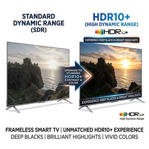 Téléviseurs 4K UHD DLED QLED GOOGLE TV sans cadre, intelligents, de 32, 43, 55, 65, 75, 85, 98 pouces, au meilleur prix d'usine. Bor - Product Image 4