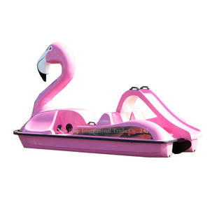 Polyéthylène de haute qualité (fibre de verre) traité avec <span class=keywords><strong>bateau</strong></span> à pédales Flamingo avec glissière incurvée en fibre de verre modèle de <span class=keywords><strong>bateau</strong></span> à pédales Flamingo - Product Image 5