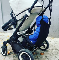 Hamac Léger d'Extérieur pour Poussette Bébé, Hamac Pratique pour Bébé pour Chariot de Courses Double